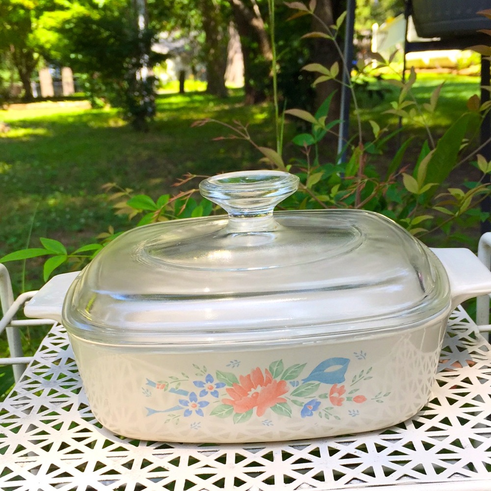 Corning Ware “Symphony” 1 Quart Casserole & Lid